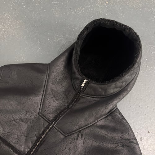 Image of 2023 Supreme Faux Shearling Hooded Jacket, size xl