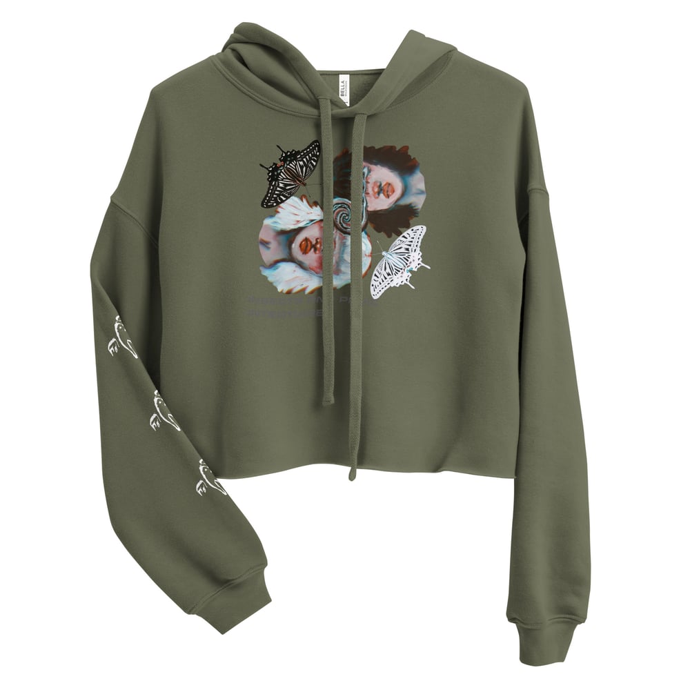 INTERTWINED CROP HOODIE