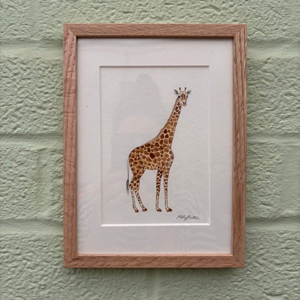 Image of £50 originals - giraffe watercolour