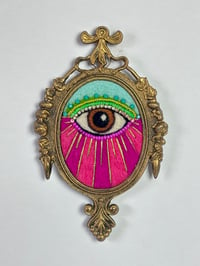 Image 1 of Mystic Eye - pink/magenta/mint green