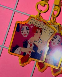 Image 2 of jersey or bust! keychain