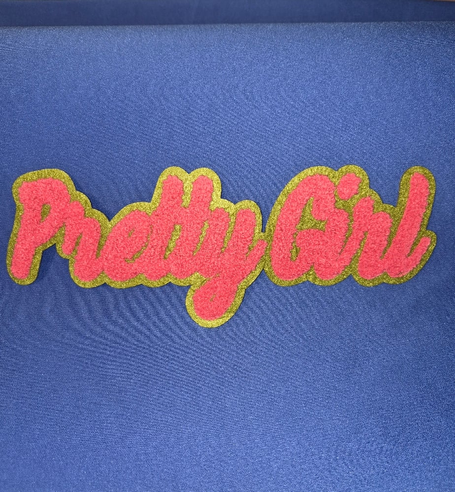 Image of Chenille Iron-on Patches 