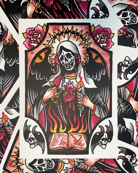 Image of A3 ANGEL OF DEATH PRINT