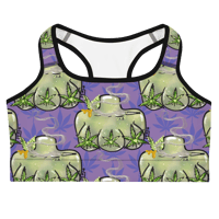 Image 1 of Weed Boobies Sports bra