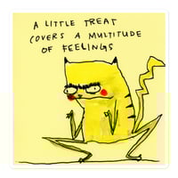 Image 1 of little treat Bubble-free stickers 