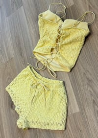 Image 4 of Lace corset two piece - 2 colours 