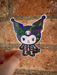 Skeleton Kuromi Sticker