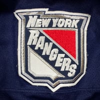 Image 5 of 2000 CCM NHL Jersey New York Rangers Theo Fleury Sz. L Liberty Alternate Vintage