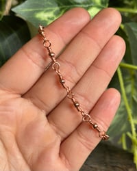 Image 1 of Copper Bead Bracelet 🤎