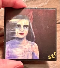 Image 4 of Women and Girls Signed Art Magnets Set of 4  copy