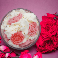 Image 5 of Rose Delight Dessert Candle, 8oz Candle