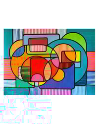 Image 1 of ‘Eternal Optimism’ acrylic painting on thick 300gsm Arches cotton rag paper