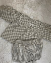 Gingham Bloomers Set 