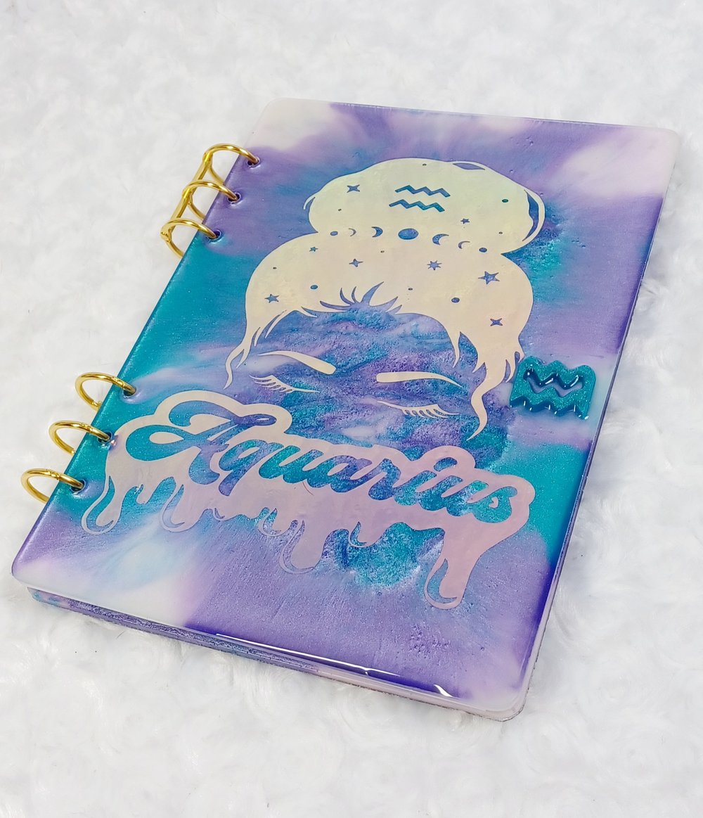 Image of Drippy zodiac notebooks 