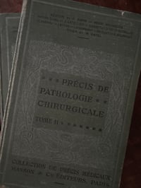 Image 2 of Précis de pathologie médicale, 2 tomes, collection de precis médicaux Masson, 1920