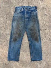 Image 1 of Evisu Selvedge Distressed Denim - Size 31
