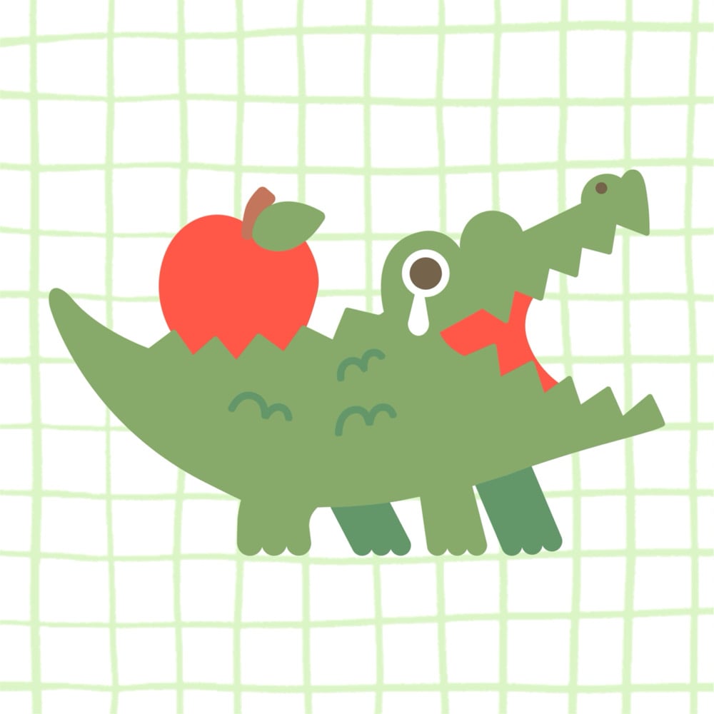 Image of CROCODILE STICKER