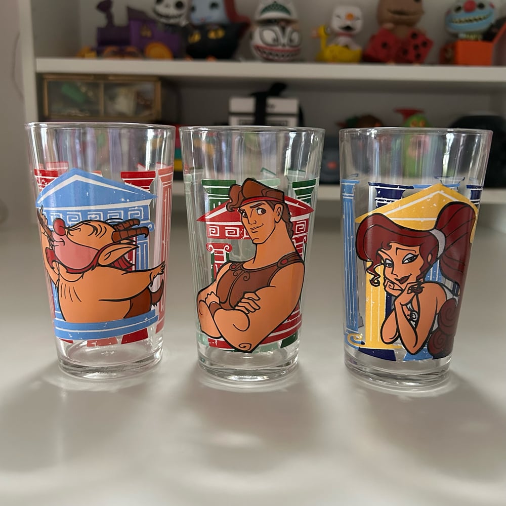 Image of LOT 3 VERRES DISNEY HERCULE