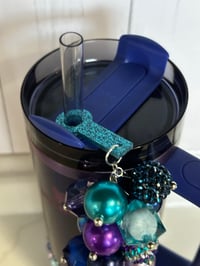 Image 4 of Star Shine Mermaid Vibe Tumbler Straw Bauble