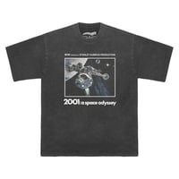 Image 5 of 2001: A Space Odyssey Premium T-Shirt – Washed Black Unisex Sci-Fi Movie Tee for Men & Women