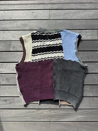 Image 3 of RECYCLED PATCHWORK VEST 4
