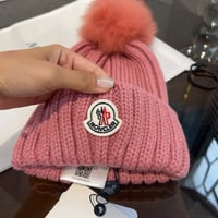 Image 8 of Monclèr Beanie with PomPom
