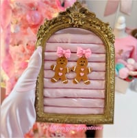 Image 2 of Coquette Gingerbread Earrings