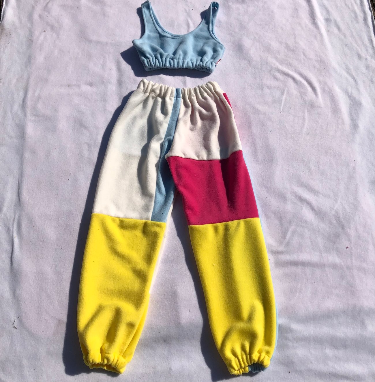 Custom Sustainable Patchwork Joggers ECcentric Clothing