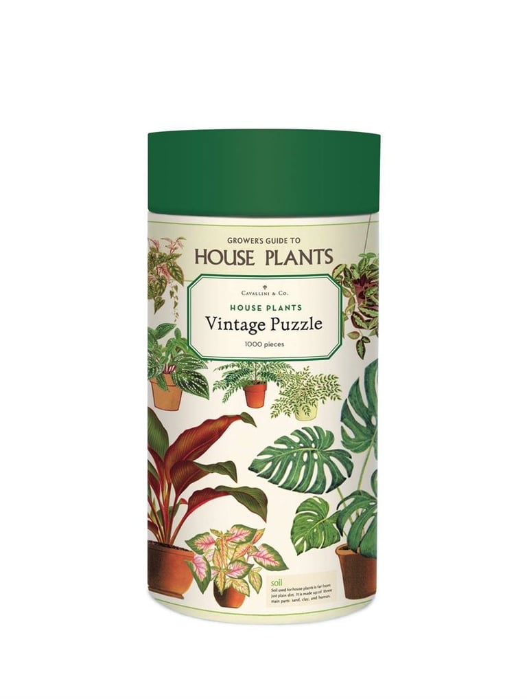 Cavallini & co- House Plants 1000 piece Vintage Puzzle Image 3