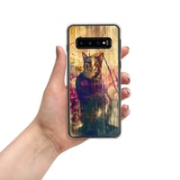 Image 4 of Beautiful Colorful Oil Painting Tabby Cat Inspired Clear Case for Samsung®