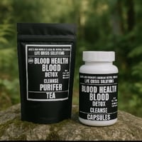 Image 1 of   BLOOD DETOX CLEANSE PURIFER TEA AND CAPSULES 