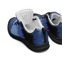 Image 1 of Women’s athletic shoes (Silhouette of mountain range)