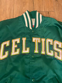 Image 2 of Vintage Celtics Satin Bomber (M)