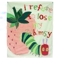 whimsy fabric poster
