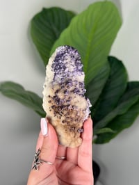 Image 1 of QR CODE PURPLE CUBIC FLUORITE -GUIZHOU CHINA- G