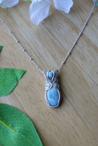 Image 2 of Sterling Silver Larimar Pendant (1)