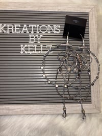 Image 1 of Sparkle Clutch Large Hoop 