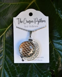 Image 1 of Double Sided Moon Snake Pendant