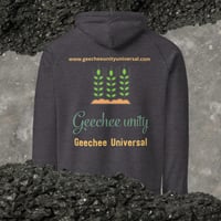 Image 6 of Geechee Unity eco raglan hoodie