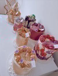 Image 4 of TALL 5” ROUND GIFT CAKE - (8 GENEROUS SERVES) Please read description carefully!