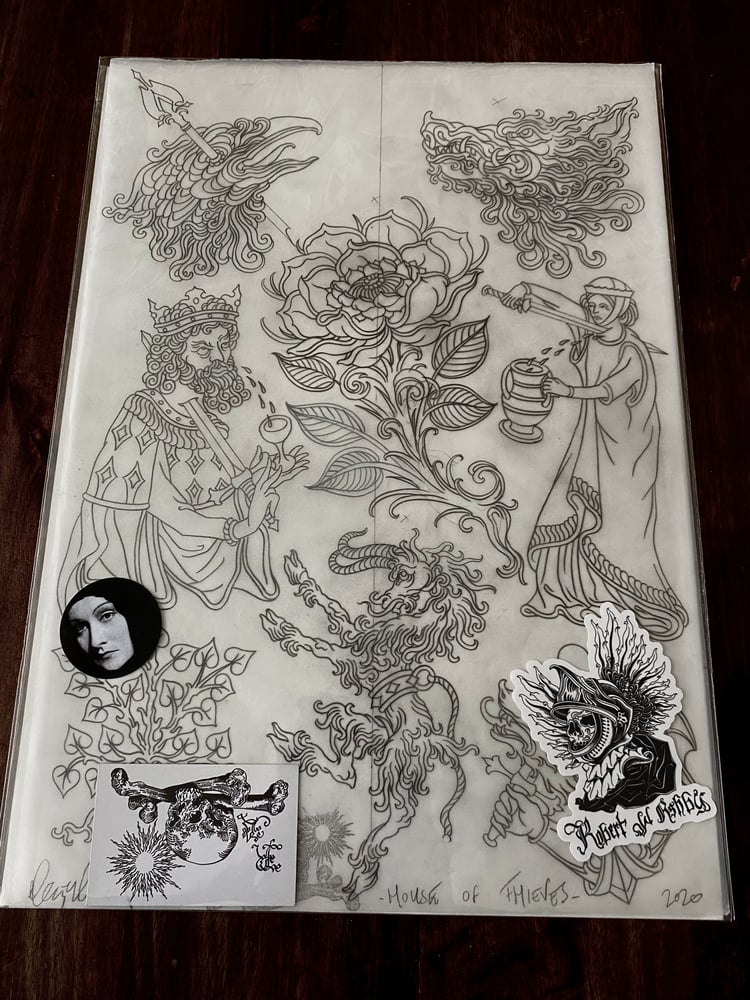 Image of Original drawing A3 flash sheet No.2