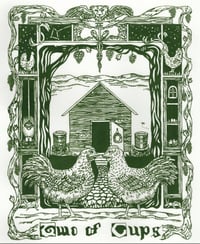 Image 1 of Two of Cups Chicken Print
