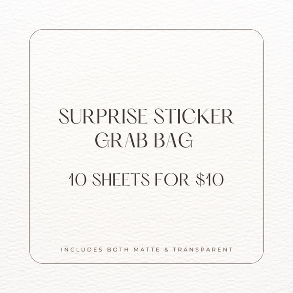 Image of SURPRISE STICKER GRAB BAG 