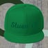 Stuen'X In Green Snapback Hat Image 3