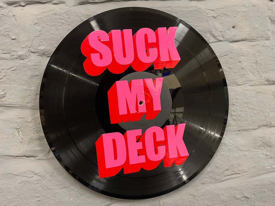 Image of Suck My Deck 12 Inch Vinyl Red/Pink