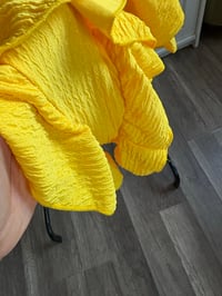 Image 2 of Yellow flirty, short  jumper 