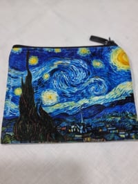 Image 1 of Zipped Purse - Starry Night