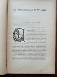 Image 6 of Une femme de France au XVème siècle, Herrgott, 1906 Ed. Originale cartonnée