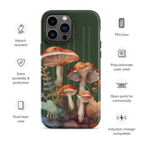 Image 18 of Colorful Mushroom Watercolor Mycology Nature Whimsical Tough Case for iPhone®