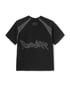 Abandon Radio x Paradise Youth Club - Streamline S/S T-Shirt (Black) Image 2